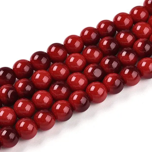 Baking Painted Glass Beads Strands