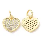 Brass with Cubic Zirconia Pendants