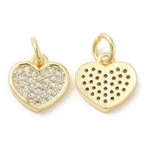 Brass with Cubic Zirconia Pendants