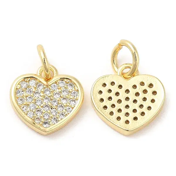 Brass with Cubic Zirconia Pendants