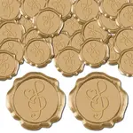 50Pcs Adhesive Wax Seal Stickers