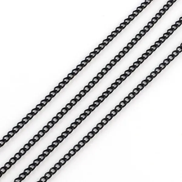 Electrophoresis Unwelded Iron Curb Chains