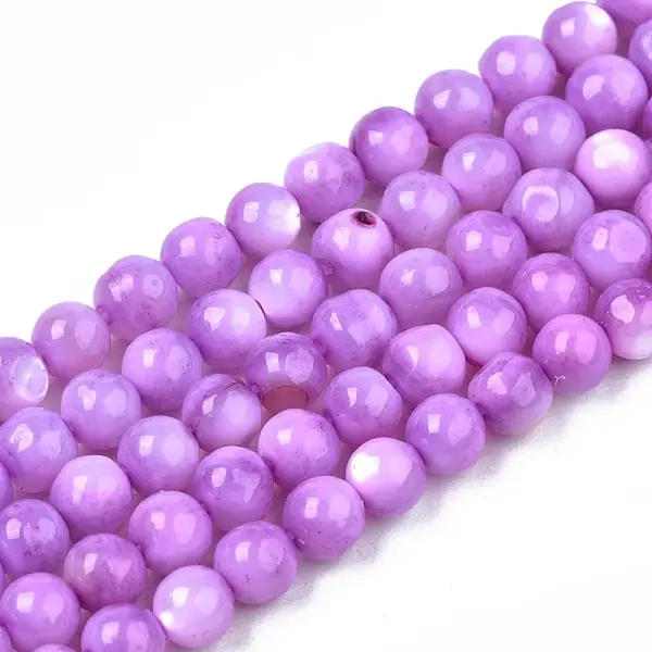 Natural Freshwater Shell Beads Strands