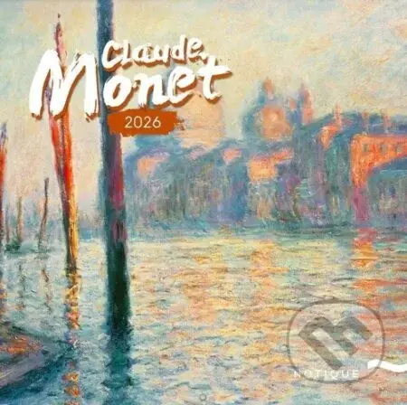 NOTIQUE nástěnný poznámkový kalendář Claude Monet 2026