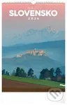 NOTIQUE Nástenný kalendár Naše Slovensko 2026 (slovenské menné kalendárium)