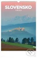NOTIQUE Nástenný kalendár Naše Slovensko 2026 (slovenské menné kalendárium)