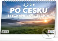 NOTIQUE Stolní kalendář Po Česku stezkami Via Czechia 2026