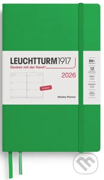 Weekly Planner 2026 Paperback (B6+) Spring Leaf
