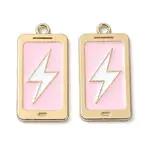 Rack Plating Alloy Enamel Pendants