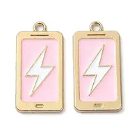 Rack Plating Alloy Enamel Pendants