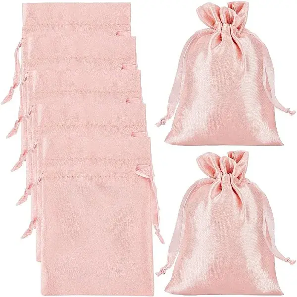 Satin Cloth Jewelry Pouches Bags
