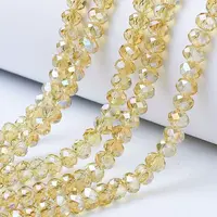 Electroplate Glass Beads Strands
