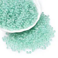 6/0 Transparent Inside Colours Glass Seed Round Beads