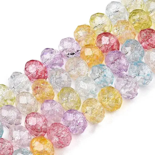 Transparent Glass Beads Strands
