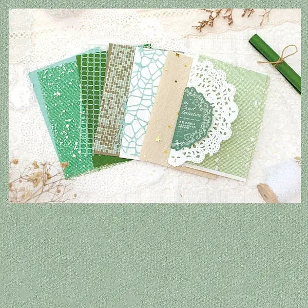 10 Sheets Invitation Card Scrapbook Paper Pad