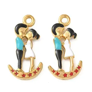 304 Stainless Steel Enamel Pendants