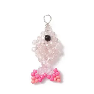 Faceted Glass Pendants