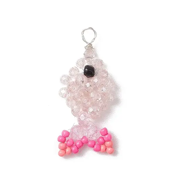 Faceted Glass Pendants