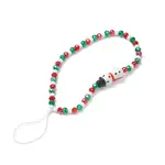 Christmas Glass Beaded Mobile Straps