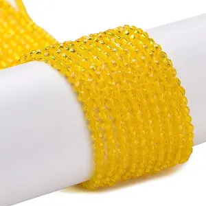 Transparent Glass Beads Strands