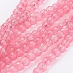 Crackle Glass Beads Strands