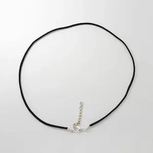 Black Faux Suede Necklace Cord Making