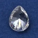 Teardrop-Shaped Cubic Zirconia Cabochons