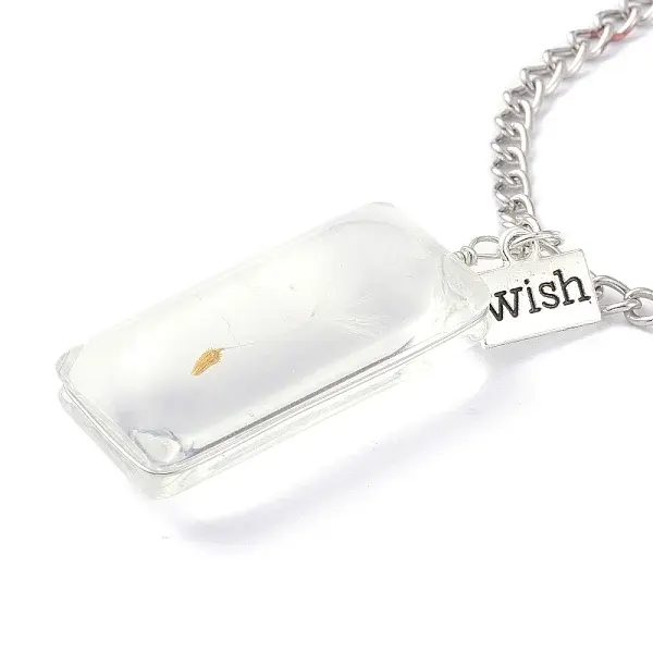 Dandelion Seed Wish Necklace for Teen Girl Women Gift