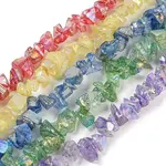 Electroplated Natural Quartz Beads Strands