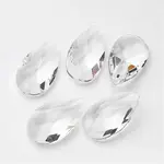 Faceted Teardrop Glass Pendants