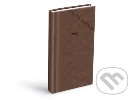 Diář 2026 D802 PU dark brown