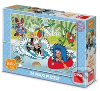 Puzzle 24 maxi Krtek ve vodě - puzzle z kategorie 15 - 60 dílků