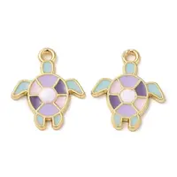 Alloy Enamel Pendants