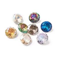 K9 Glass Rhinestone Pointed Back Cabochons