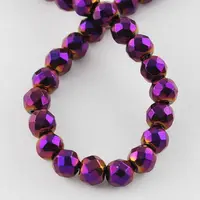 Non-magnetic Synthetic Hematite Beads Strands