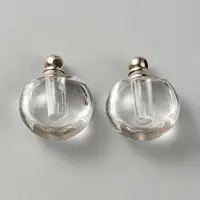 Glass Bottle Locket Pendants