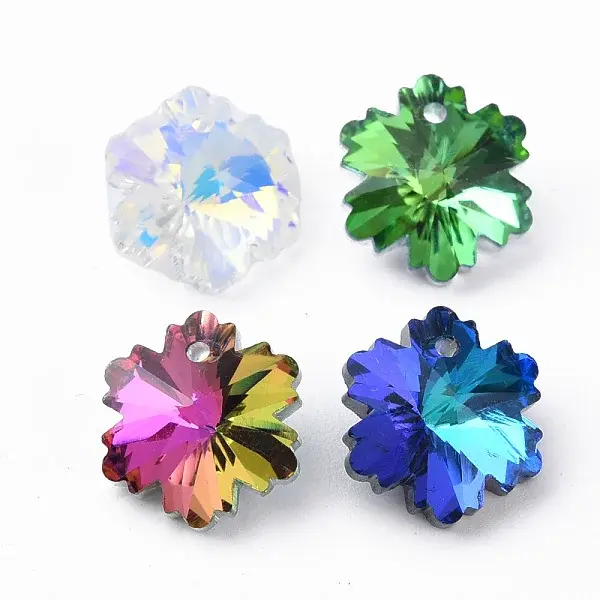 Electroplated Glass Charms