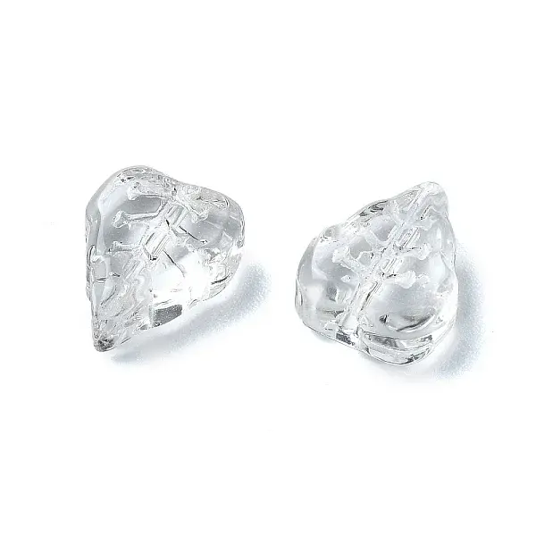 20Pcs Transparent Glass Beads