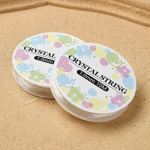 Round Elastic Crystal Thread