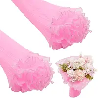 2 Bags Organza Flower Bouquet Wrapping Paper