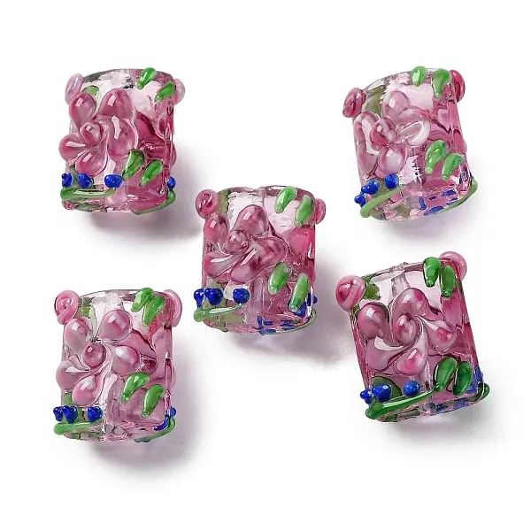 Handmade Bumpy Lampwork Beads Strands