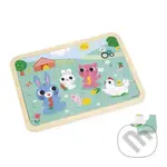 Drevené puzzle s predlohou a hľadanie rozdielov Farma - puzzle z kategorie Maxi dílky