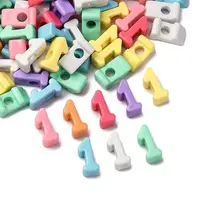 Opaque Acrylic European Beads