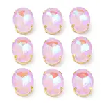 Mocha(MK) Oval Sew on Rhinestone