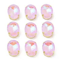 Mocha(MK) Oval Sew on Rhinestone