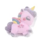 Flocky Resin Pendants