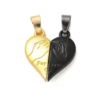 Alloy Enamel Split Pendants