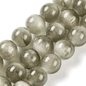 Natural Selenite Beads Strands