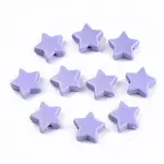 Spray Painted Acrylic Beads