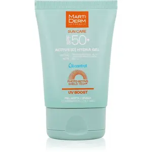 MartiDerm Sun Care Active D Hydra Gel opaľovací gélový krém na tvár 50 ml